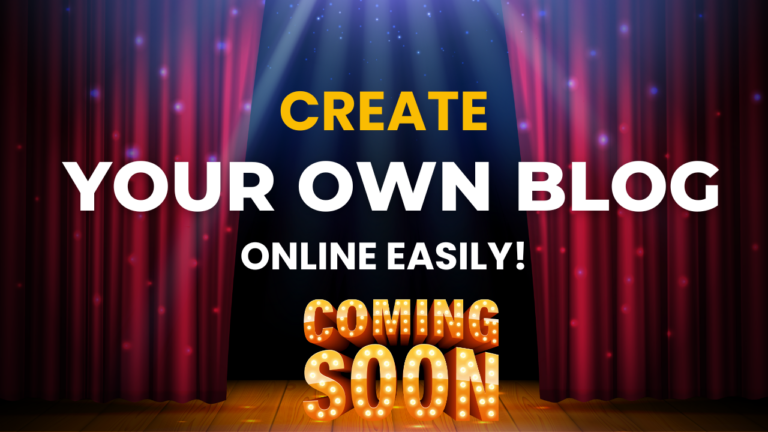 Create your own blog by WordPress